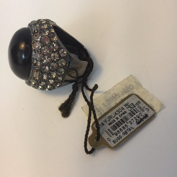 💍🖤JUICY COUTURE Stone Cluster Cab Ring YJRU4304 - Picture 5 of 8